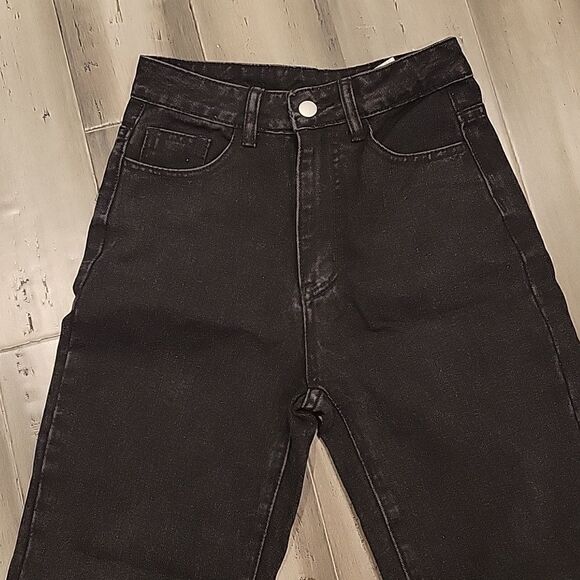 SHEIN Pettite XXS,high rise boyfriend jeans - Picture 2 of 8